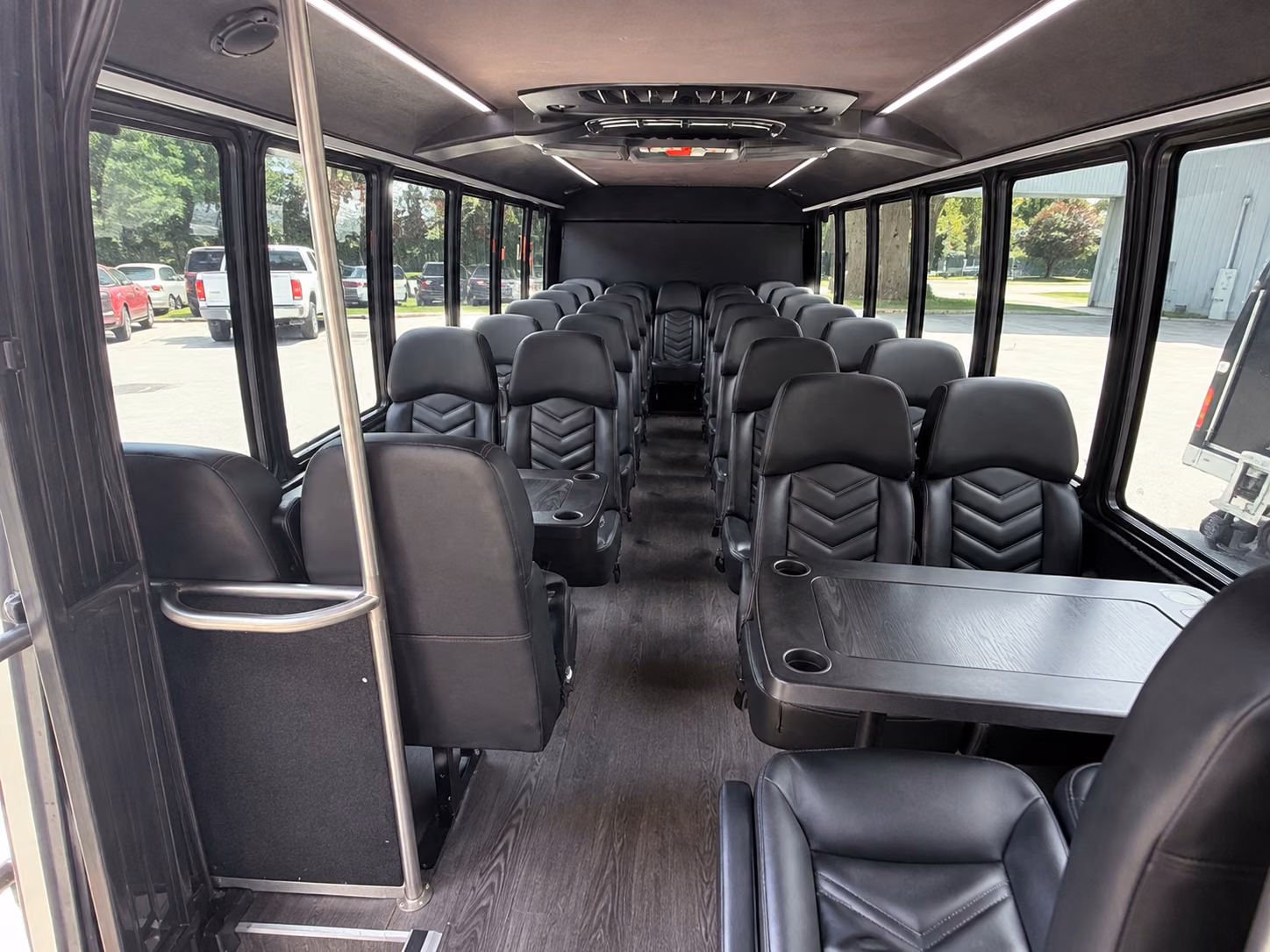 santa maria 20 passenger minibus inside