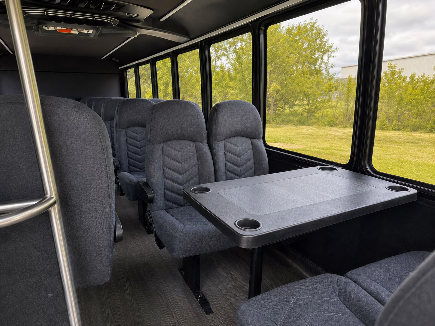 santa maria 20 passenger minibus interior