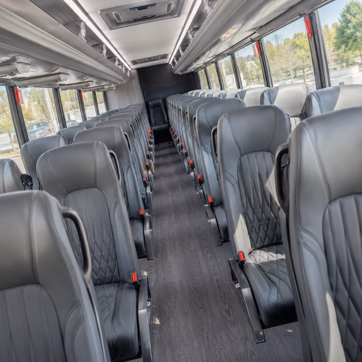 santa maria 30 passenger minibus inside