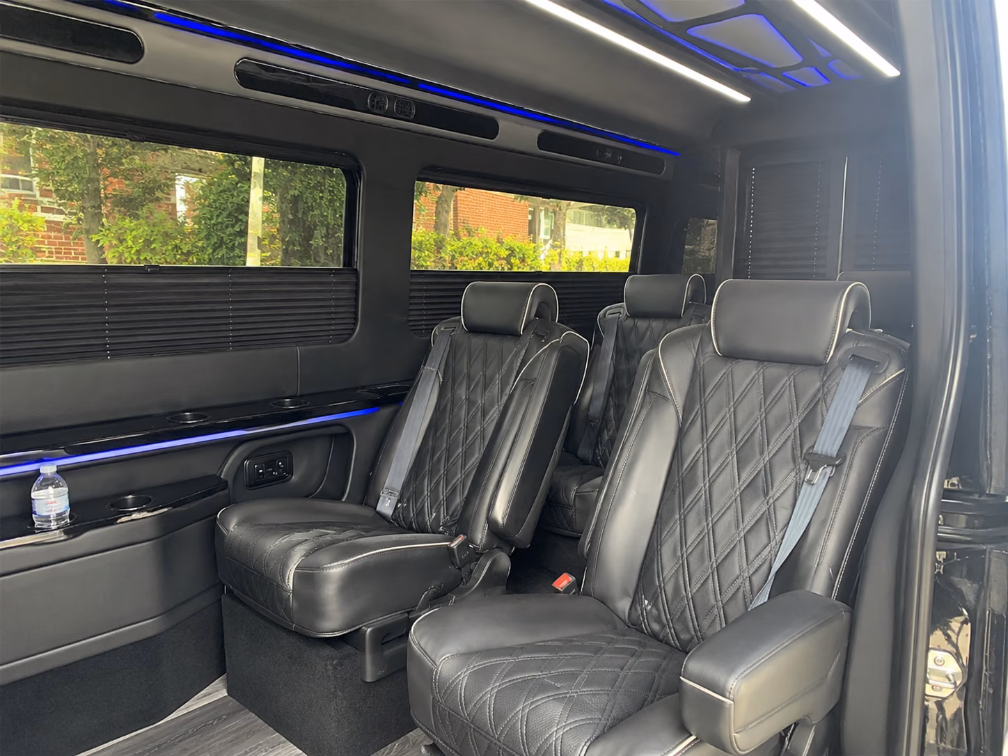 santa maria birthday party transportation onboard seating