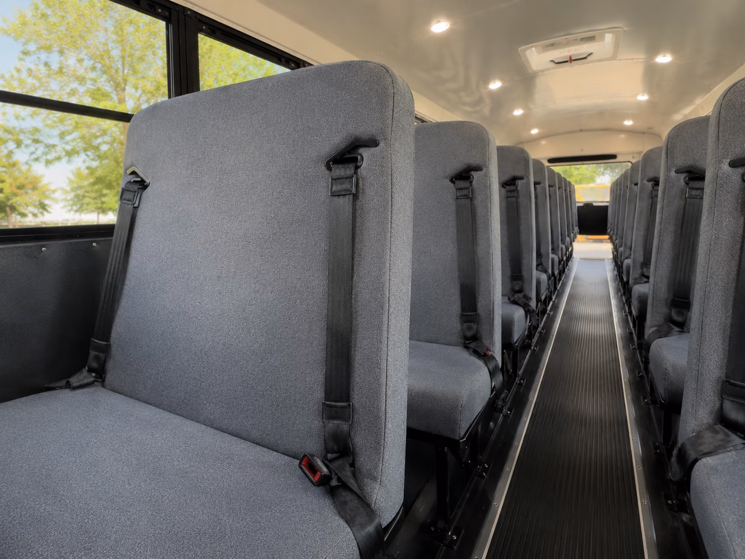 santa maria school bus inside