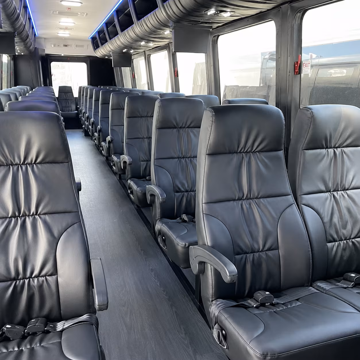 santa maria sporting event transportation onboard seating