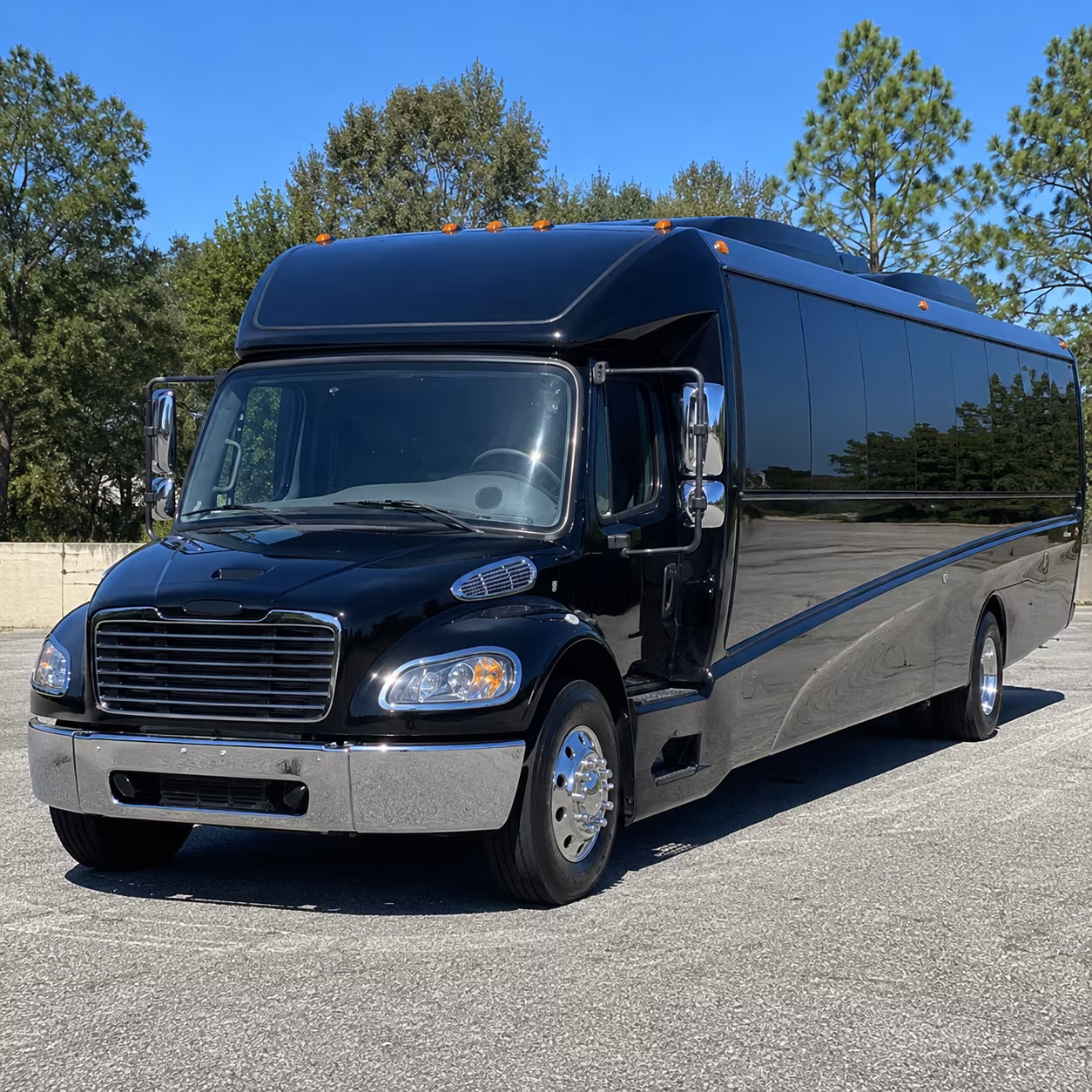 santa maria wedding transportation onboard seating